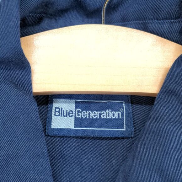 Subaru Men's Employee Uniform Workwear Shirt Blue Size 2XL Long Sleeve - Picture 7 of 15